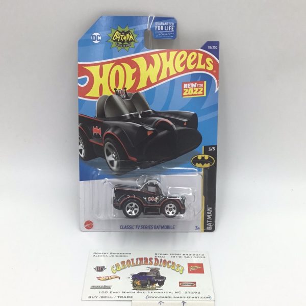 2022 hot wheels #78 Classic TV Series Batmobile tooned 119A Hot on Sale