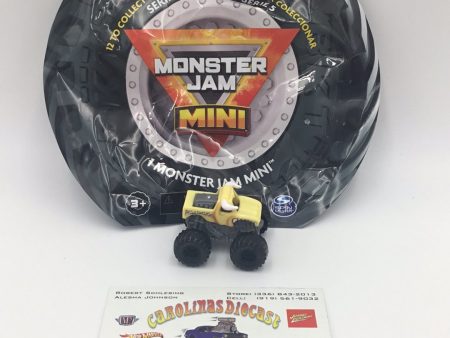 2021 Spin Master monster jam mini series 5 #194 Bulldozer retro truck rare Online now