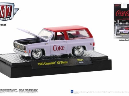 2022 M2 MACHINES 1973 Coca Cola Chevrolet K5 Blazer Hobby Exclusive HS01 199A Online Sale