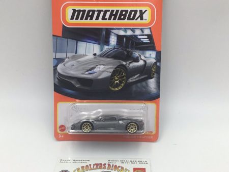 2022 matchbox  #31 Porsche 918 Spyder 99D Online Hot Sale