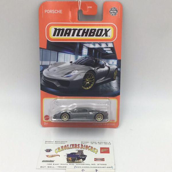 2022 matchbox  #31 Porsche 918 Spyder 99D Online Hot Sale