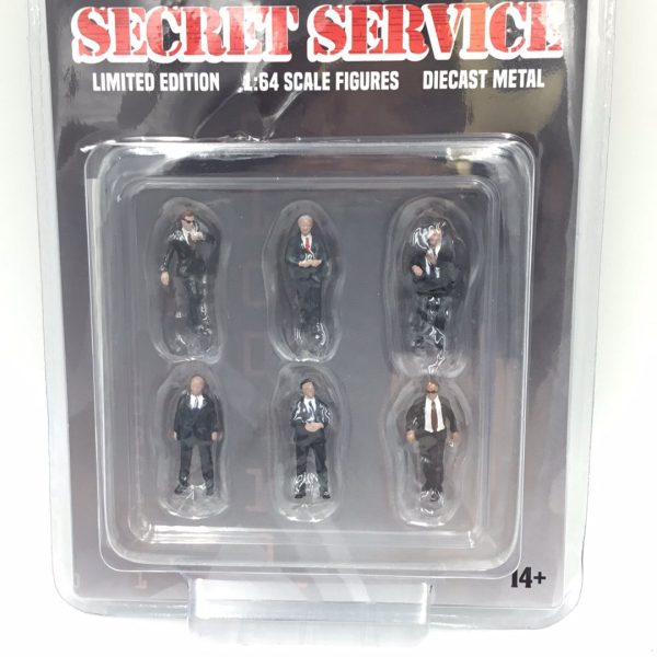 American Diorama MiJo exclusive 1:64 scale figures Secret Service diecast metal Online Sale