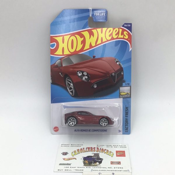 2022 hot wheels g case #156 Alfa Romeo 8C Competizione 65H For Cheap