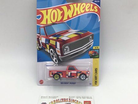 2022 hot wheels #108 69 Chevy Pickup 8D Supply