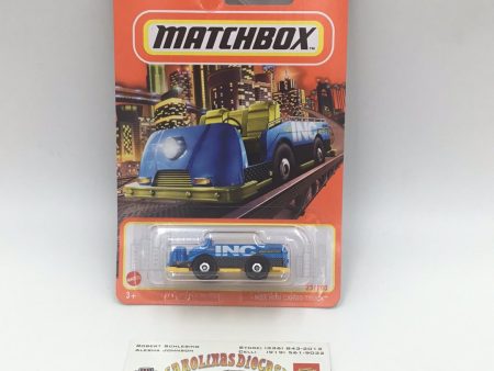 2022 matchbox  #23 MBX Mini Cargo Truck blue CC4 Cheap