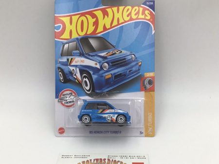 2022 hot wheels #13 85 Honda City Turbo blue 76C For Discount