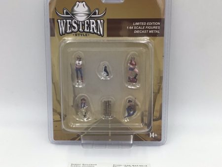 American Diorama MiJo exclusive 1:64 scale figures Western Style diecast metal For Discount