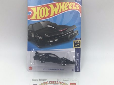 2022 hot wheels g case #133 K.I.T.T. Super Pursuit Mode kitt 121C on Sale