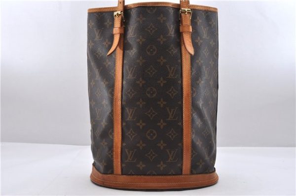 Authentic Louis Vuitton Monogram Bucket GM Shoulder Bag M42236 LV 9891C For Discount