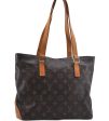 Authentic Louis Vuitton Monogram Cabas Piano Tote Bag M51148 LV 1615D Supply