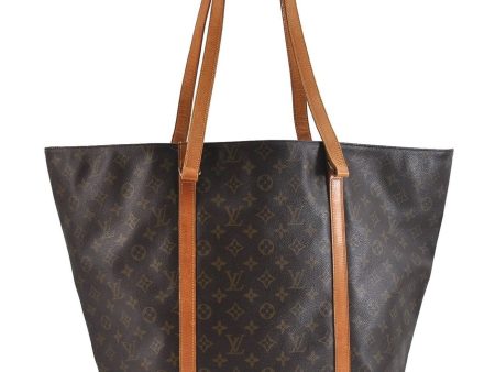 Authentic Louis Vuitton Monogram Sac Shopping GM Tote Bag M51110 LV 0897D Fashion