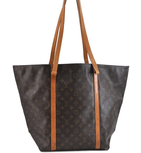 Authentic Louis Vuitton Monogram Sac Shopping GM Tote Bag M51110 LV 0897D Fashion