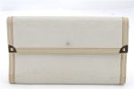 Auth Louis Vuitton Suhali Porte Tresor International Wallet M91839 White 0445D For Discount