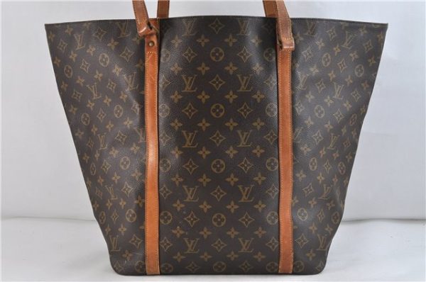 Authentic Louis Vuitton Monogram Sac Shopping GM Tote Bag M51110 LV 0858D Online Sale