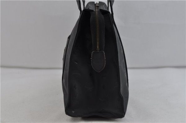 Authentic MCM PVC Vintage Shoulder Tote Bag Black 2093D Online Sale