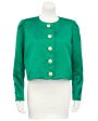 Green Silk Jacket Online Sale