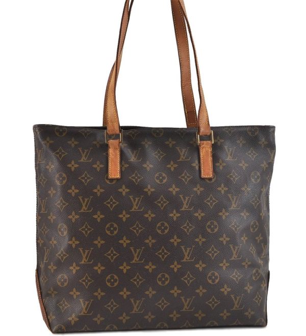 Authentic Louis Vuitton Monogram Cabas Mezzo Tote Bag M51151 LV 1345D Supply