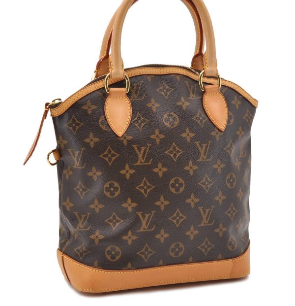 Authentic Louis Vuitton Monogram Lockit Hand Tote Bag M40102 LV 2841C Fashion