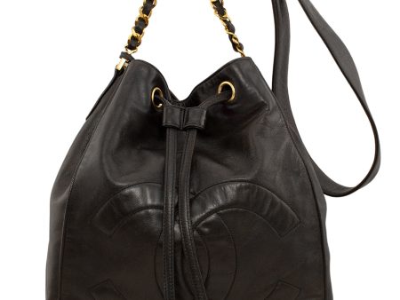 Dark Brown Leather Bucket Bag Fashion