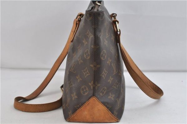 Authentic Louis Vuitton Monogram Cabas Piano Tote Bag M51148 LV Junk 0142D Sale