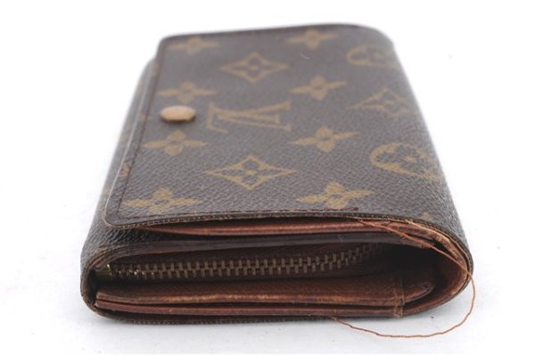 Auth Louis Vuitton Monogram Porte Monnaie Billets Tresor Wallet M61730 LV 0369D Supply