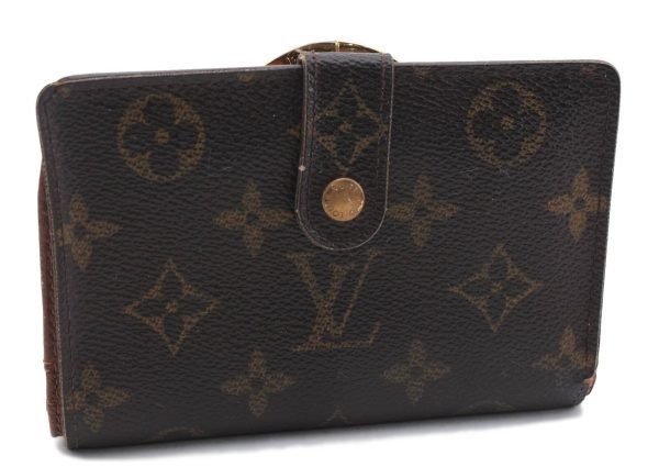 Auth LOUIS VUITTON Monogram Porte Monnaie Billets Viennois M61663 Wallet 9944B Hot on Sale