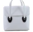 Authentic GUCCI Tote Hand Bag Leather White 1028D Online