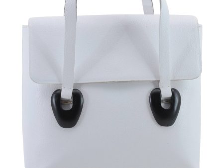 Authentic GUCCI Tote Hand Bag Leather White 1028D Online