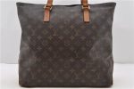 Authentic Louis Vuitton Monogram Cabas Mezzo Tote Bag M51151 LV 0487D For Sale