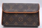 Auth Louis Vuitton Monogram Pochette Florentine Pouch Waist Bag M51855 LV 0717D Sale