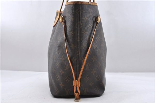 Authentic Louis Vuitton Monogram Neverfull MM Tote Bag M40156 LV 0563D Discount