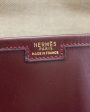 1975 Hermés Maroon Leather Jige Clutch For Sale