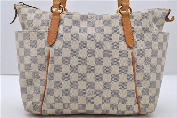 Authentic Louis Vuitton Damier Azur Totally PM Tote Bag White N41280 LV 2127D Supply