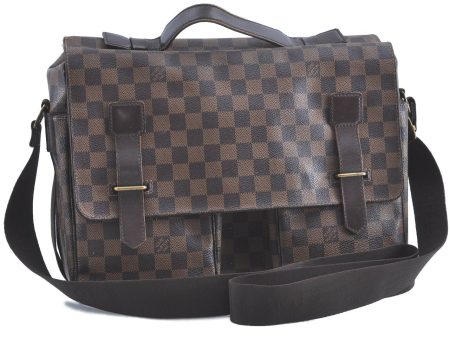 Auth Louis Vuitton Damier Broadway 2Way Shoulder Cross Hand Bag N42270 LV H9272 For Discount