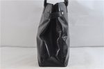 Authentic GUCCI Vintage Shoulder Tote Bag Leather Black Junk 1983D on Sale