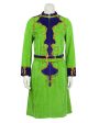 Green Jesurum Terry Zip Front Dress Cover-Up Fashion