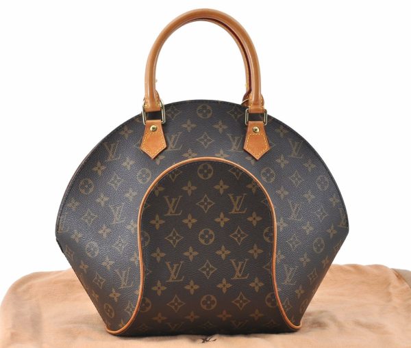 Authentic LOUIS VUITTON Monogram Ellipse MM Hand Bag M51126 LV G0401 Supply