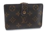 Auth Louis Vuitton Monogram Porte Monnaie Billets Viennois M61663 Wallet 9468C Sale