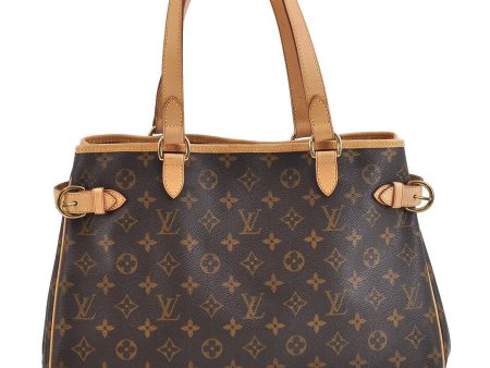 Authentic Louis Vuitton Monogram Batignolles Horizontal Tote Bag M51154 LV 1085D For Discount