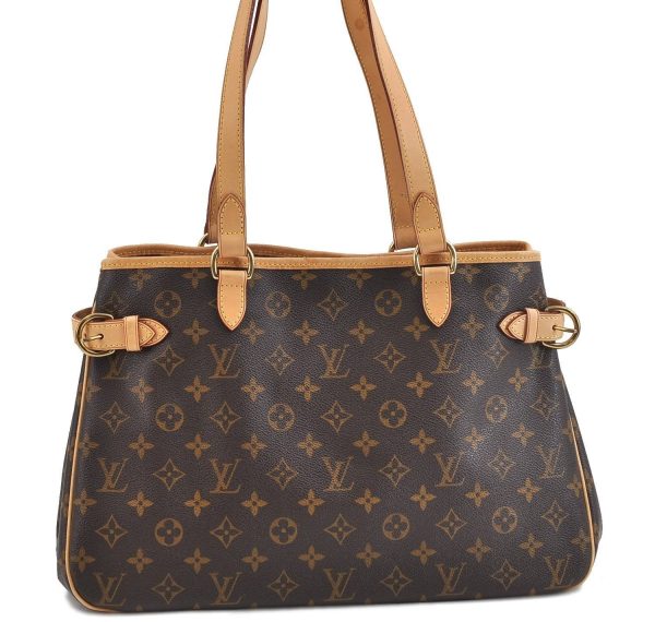 Authentic Louis Vuitton Monogram Batignolles Horizontal Tote Bag M51154 LV 1085D For Discount