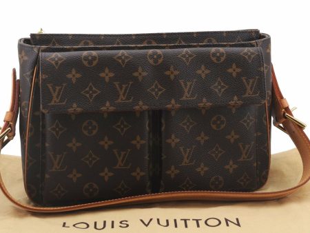 Authentic LOUIS VUITTON Monogram Viva Cite GM Shoulder Bag M51163 LV 8801A Sale