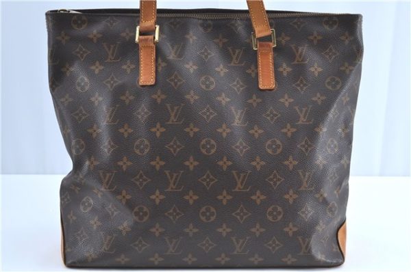 Authentic Louis Vuitton Monogram Cabas Mezzo Tote Bag M51151 LV H9549 Sale