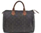 Authentic LOUIS VUITTON Monogram Speedy 30 Hand Bag M41526 LV H4639 Cheap