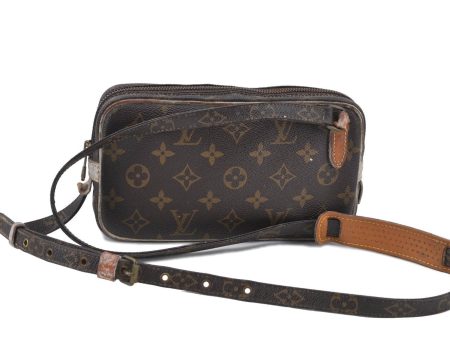 Louis Vuitton Monogram Marly Bandouliere Shoulder Cross Bag Old Model LV H8913 Fashion