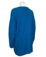 Blue Abstract Wool & Cashmere Sweater Supply