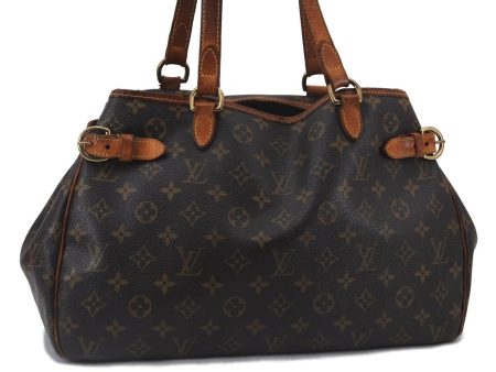 Authentic LOUIS VUITTON Monogram Batignolles Horizontal Tote Bag M51154 LV 0558B on Sale