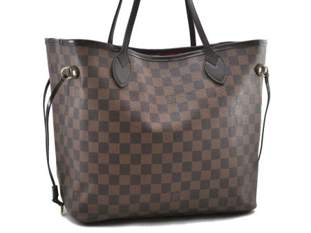 Authentic LOUIS VUITTON Damier Neverfull MM Tote Bag N51105 LV 8952A For Discount