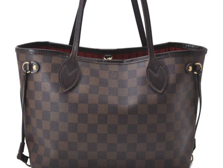 Authentic Louis Vuitton Damier Neverfull PM Tote Bag N51109 LV 1606D Sale