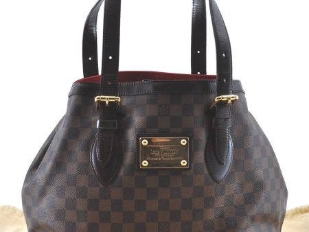 Authentic Louis Vuitton Damier Hampstead MM Shoulder Tote Bag N51204 LV H9289 Supply