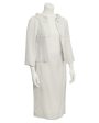 Cream Linen Couture Skirt Suit Supply